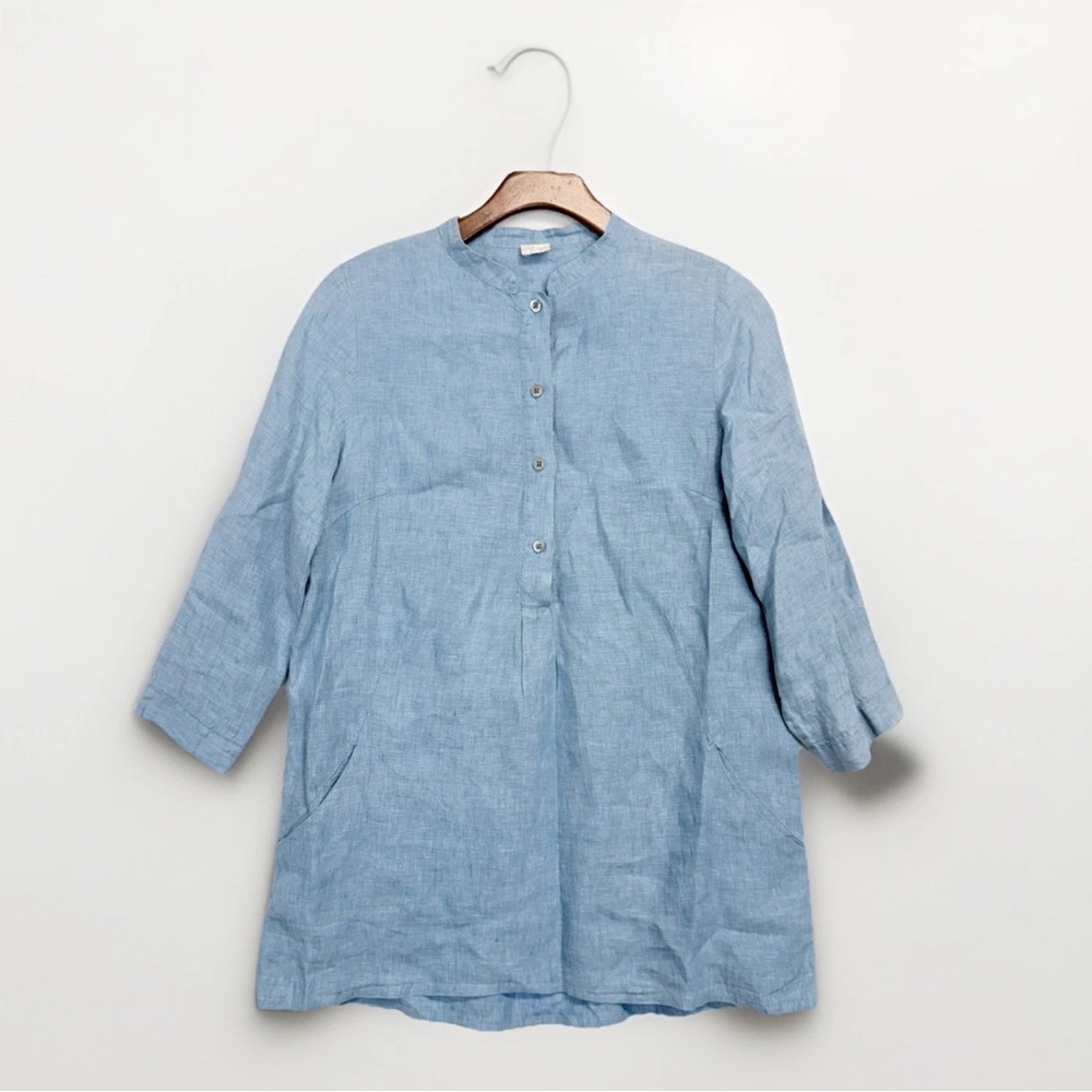 Poetry Light Blue Blouse